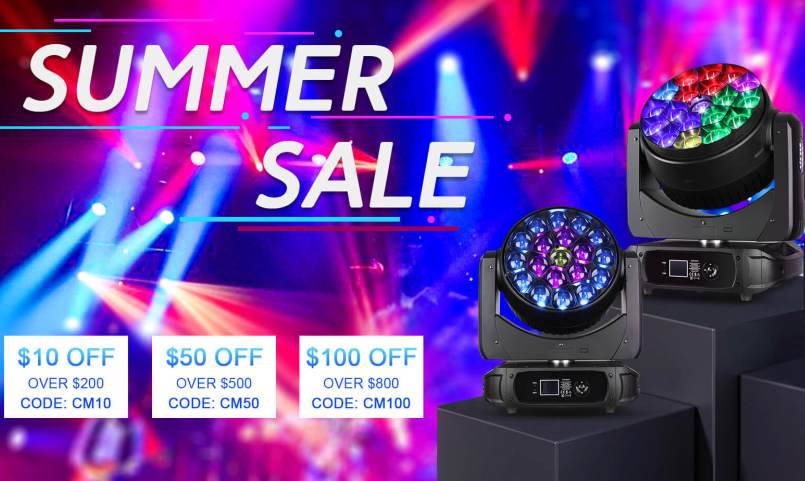 Unleash the Light: Betopper's Moving Head Lights Summer Carnival!