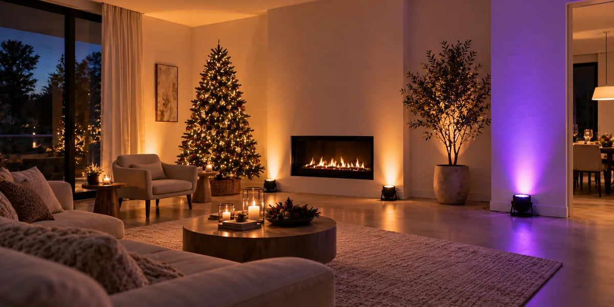 How to Light a Holiday Party at Home in 2026: A Simple Portable Stage-Light Setup for Christmas, Halloween & New Year’s