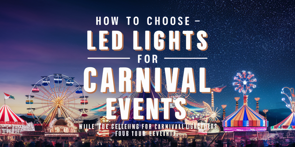 How to Choose LED Carnival Lights for Events