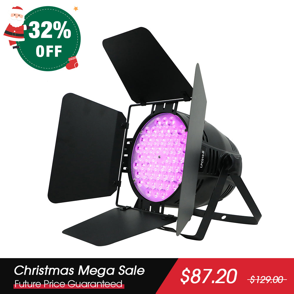 Betopper LPC010-B 54x4w 5562lm PAR Light with Barndoor