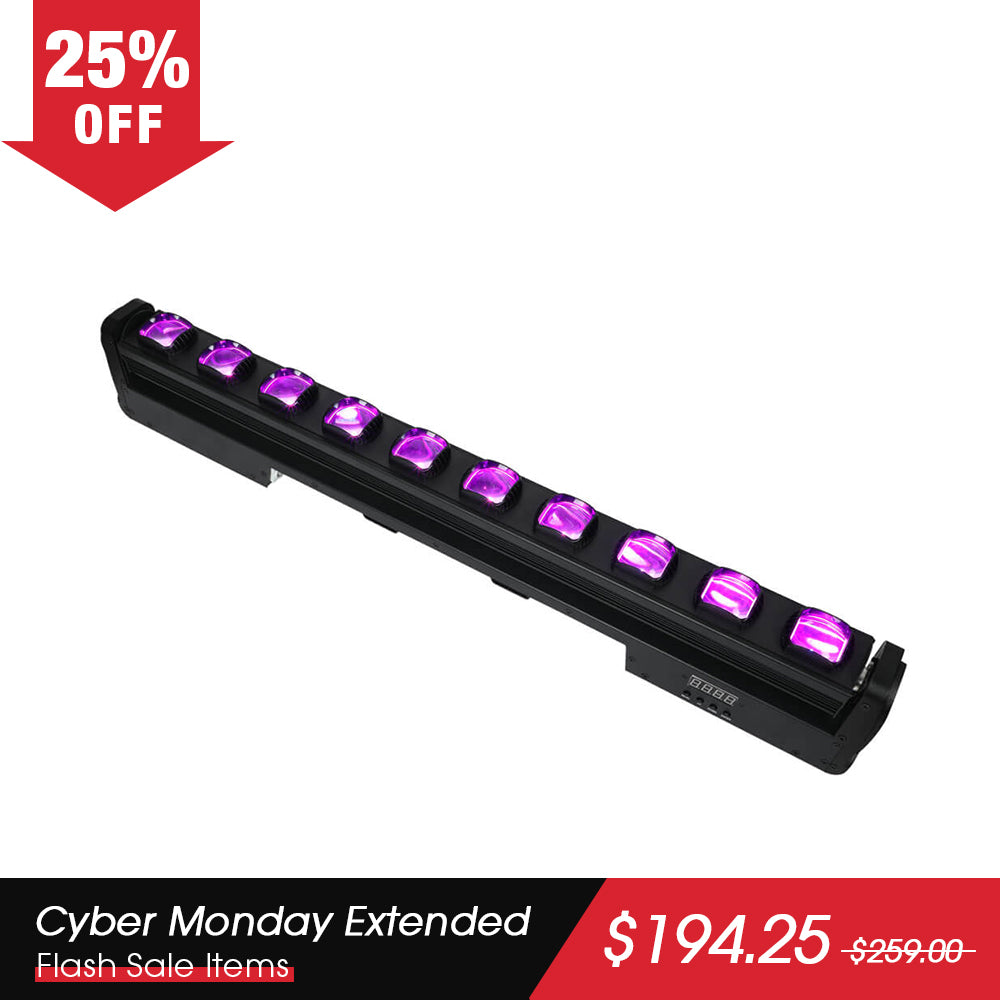 Betopper L1015 10x15w RGBW Moving Beam LED Light Bar