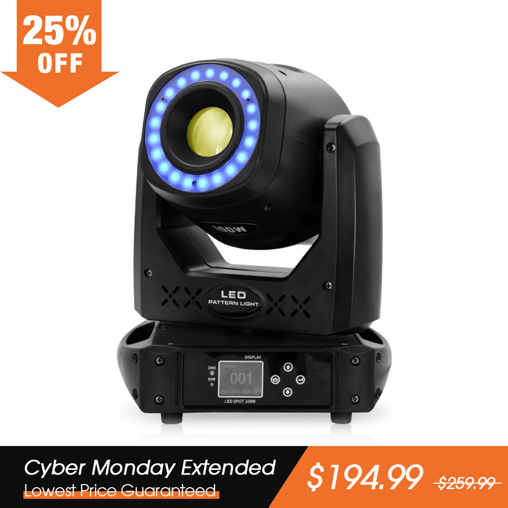 Betopper LS105 100W Moving Head Gobo Spotlight