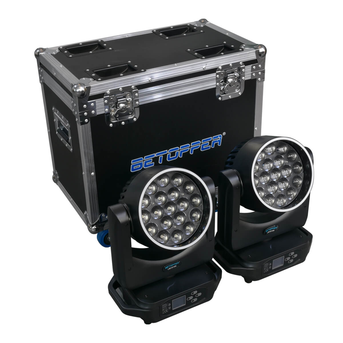 Betopper LM1915R 19x15w RGBW Moving Head Wash Light
