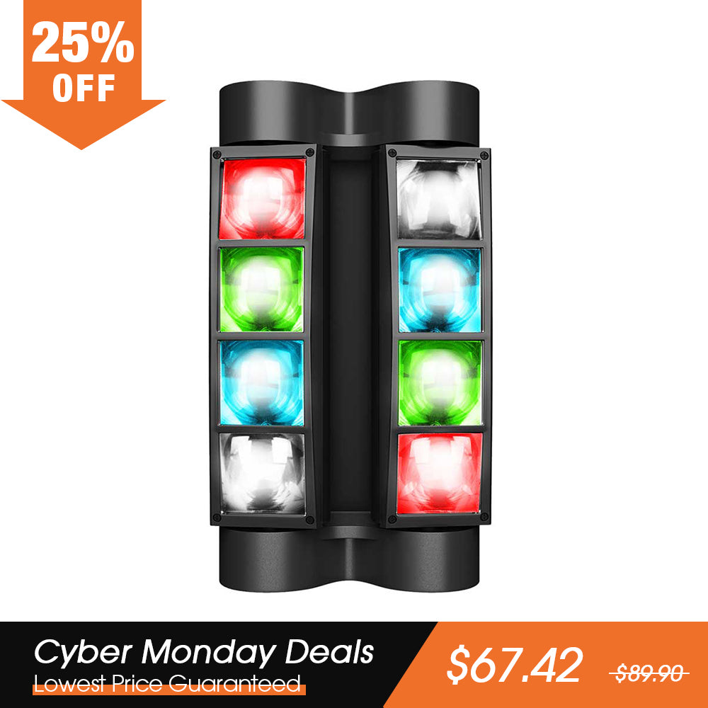 Betopper LM30A 8x3W Mini Spider Moving Head Stage Light