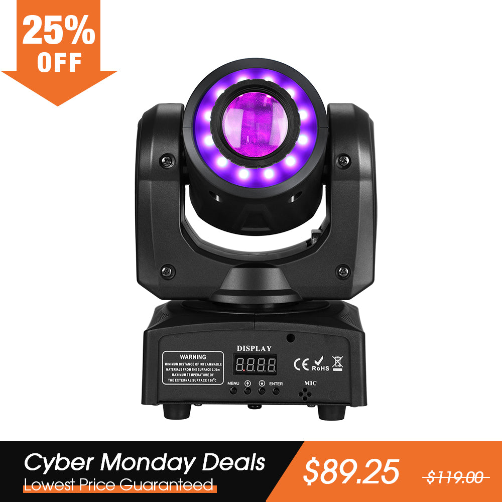 Betopper LS35 30w Moving Head Spotlight with Ring Effect