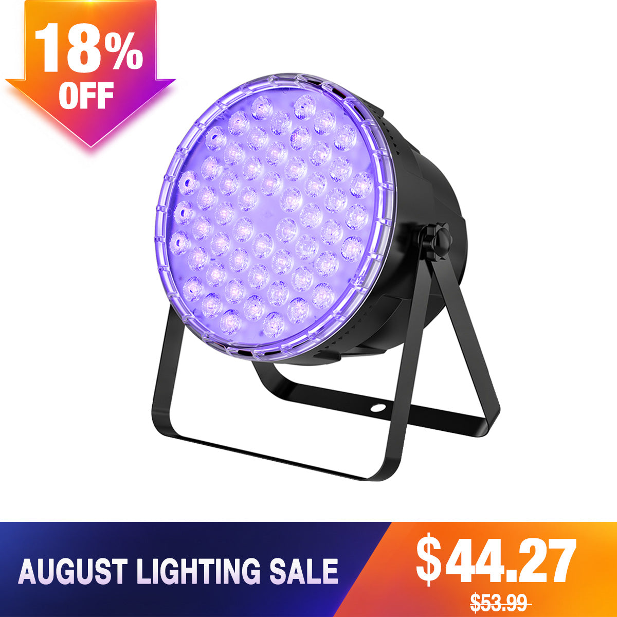 Betopper LPC017 54x3W RGB 3-en-1 Luz PAR LED de escenario