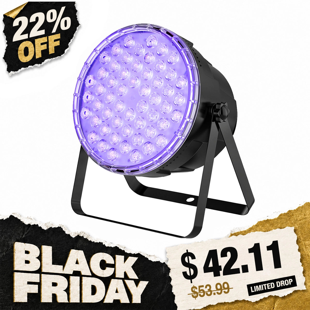 Betopper LPC017 54×3W RGB 3-in-1 Stage LED PAR Light