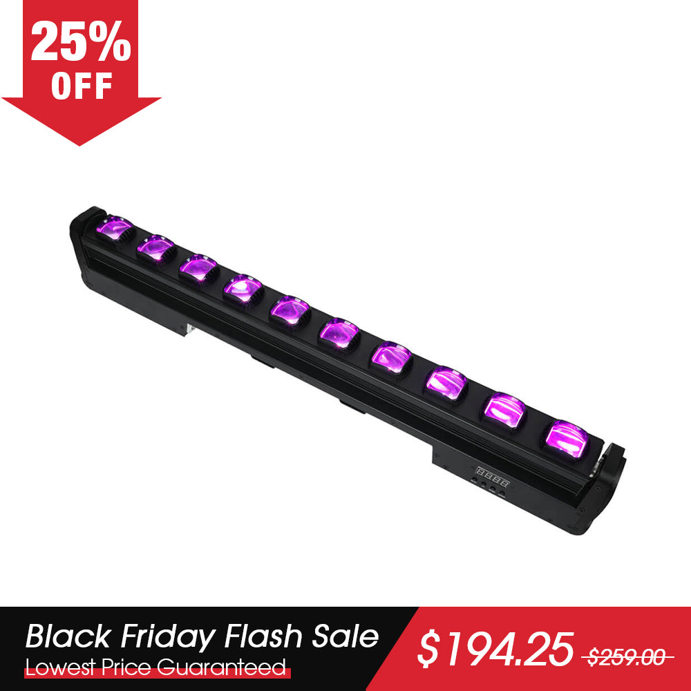 Betopper L1015 10x15w RGBW Moving Beam LED Light Bar