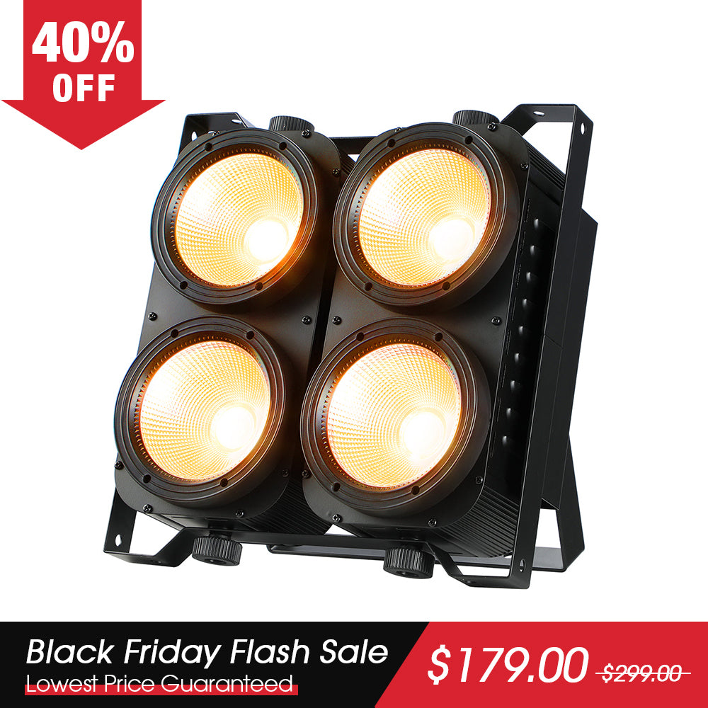Betopper LC500 4x100w Amber/CW High CRI COB Blinder Light