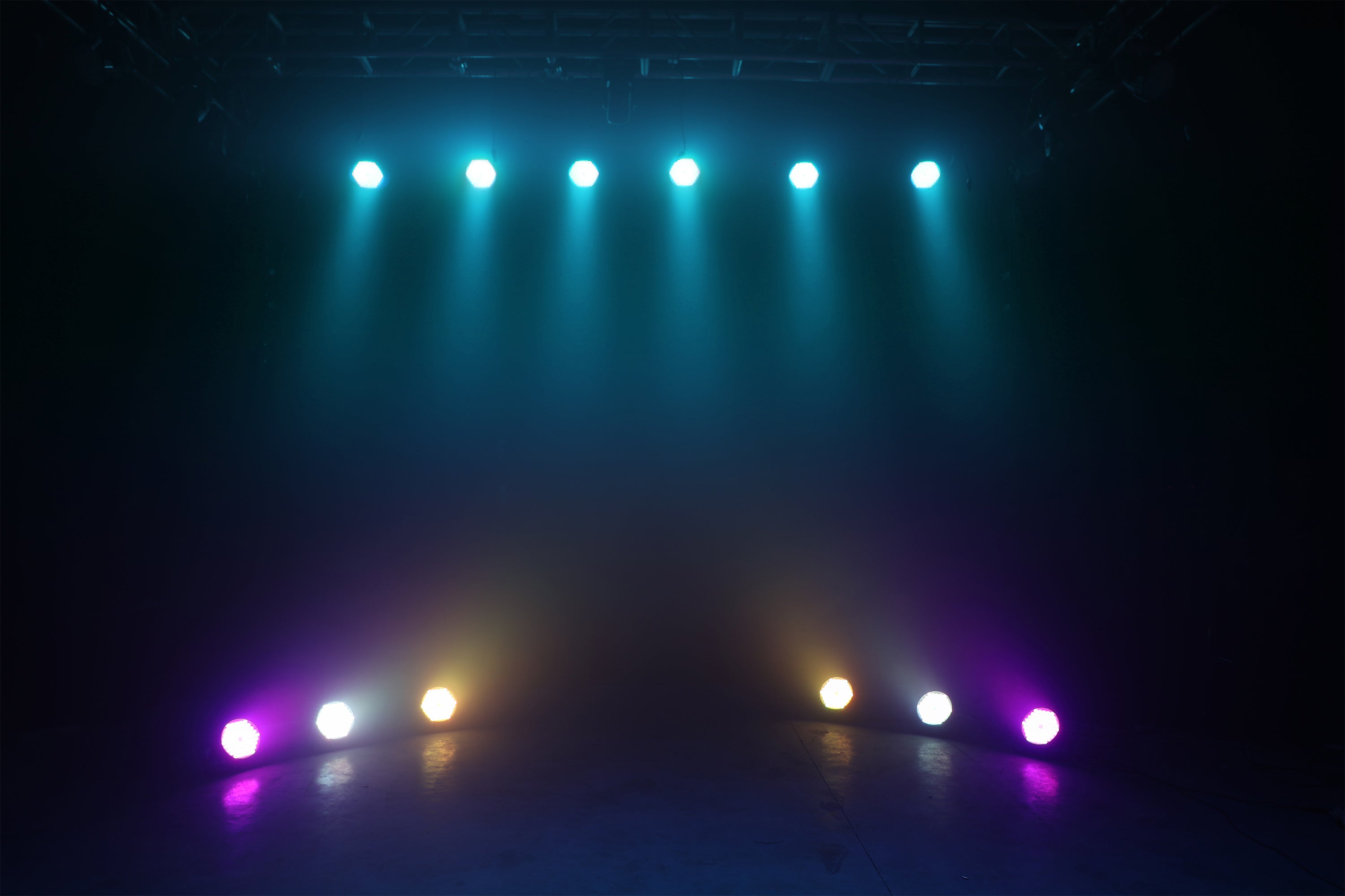 Betopper LPC120 60x2W RGBW DJ Wedding PAR Lights (8Pcs)