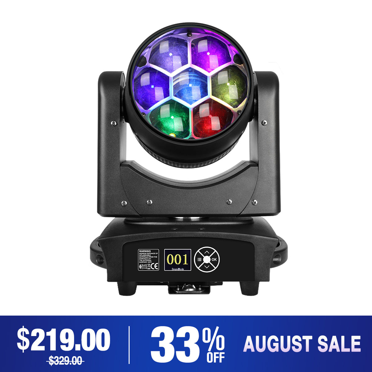 Betopper LM0740 7x40w Wash Moving Head Stage Light