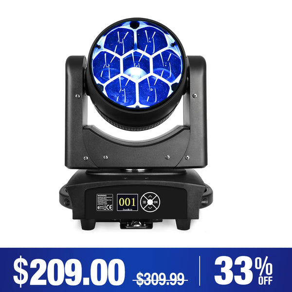 Betopper LM0740 7x40W Luz de la cabeza de movimiento de lavado
