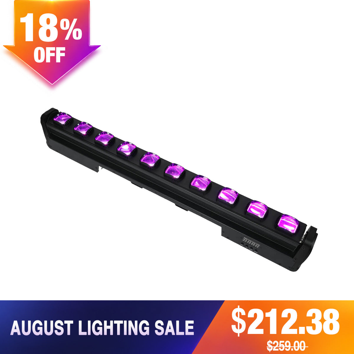Betopper L1015 10x15w RGBW Moving Beam LED Light Bar