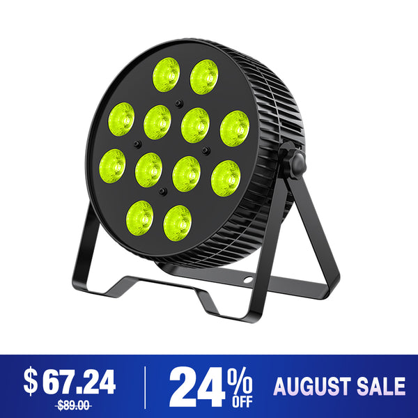 Betopper LPC1218 12×18W Lime Amber UV + RGB 6-in-1 LED PAR Light