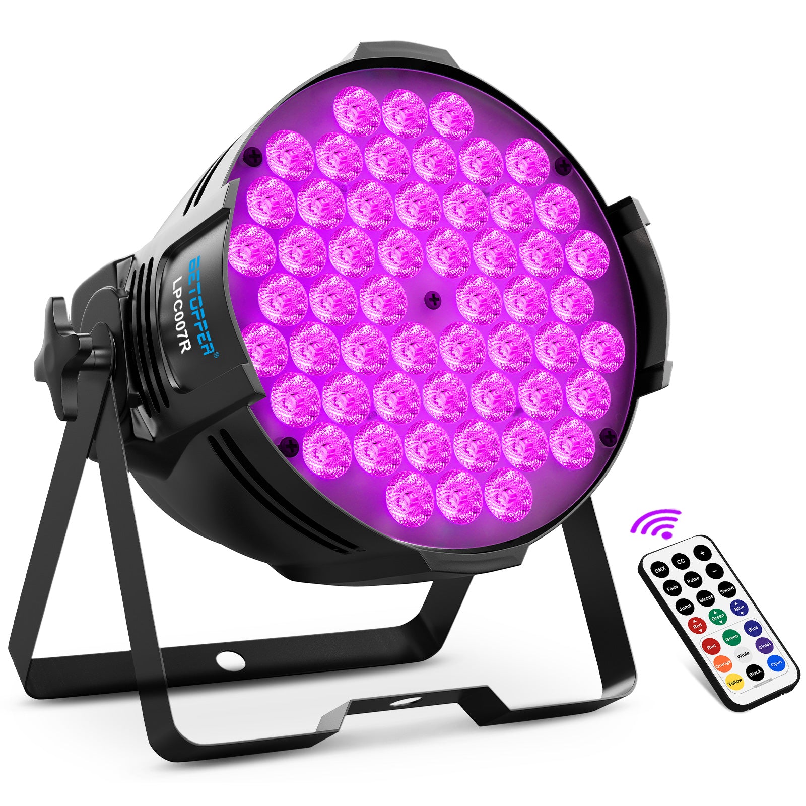 BETOPPER 54 x 3W RGB LED luces par LPC007R 