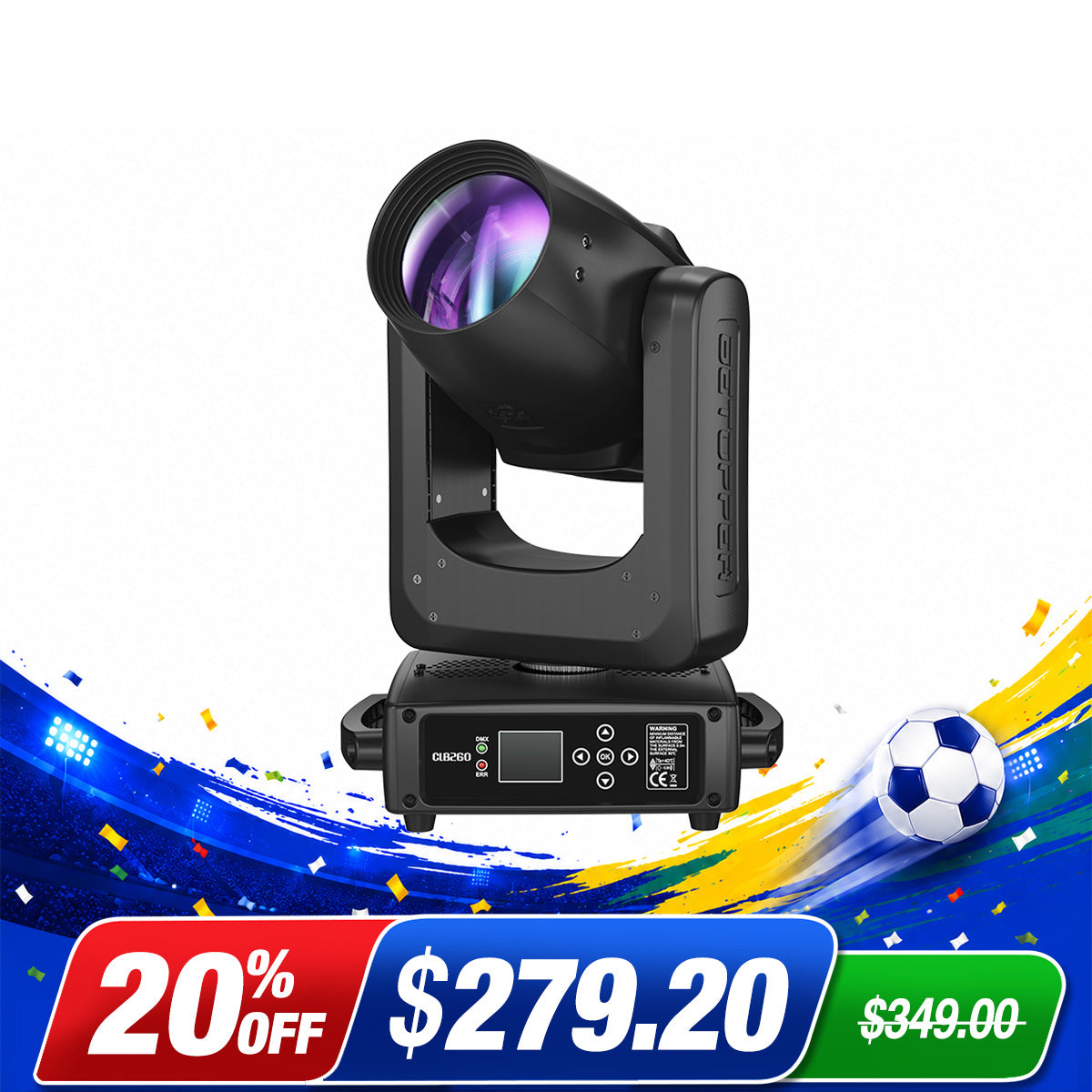 Betopper CLB260-O 9R 260w Pro Moving Head Beam Light