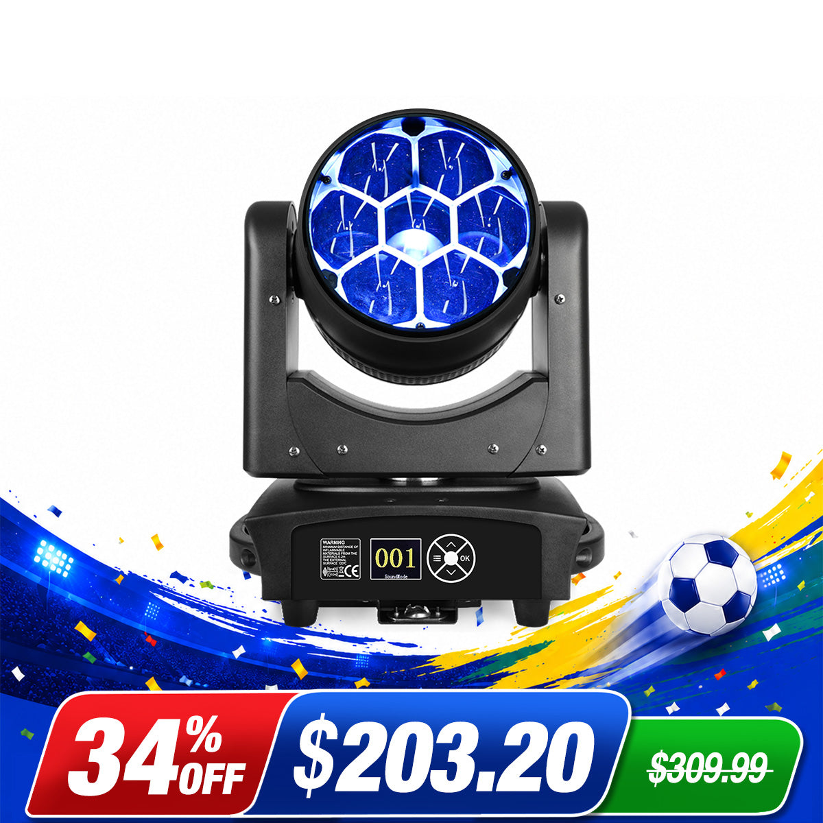 Betopper LM0740 7x40w Wash Moving Head Stage Light
