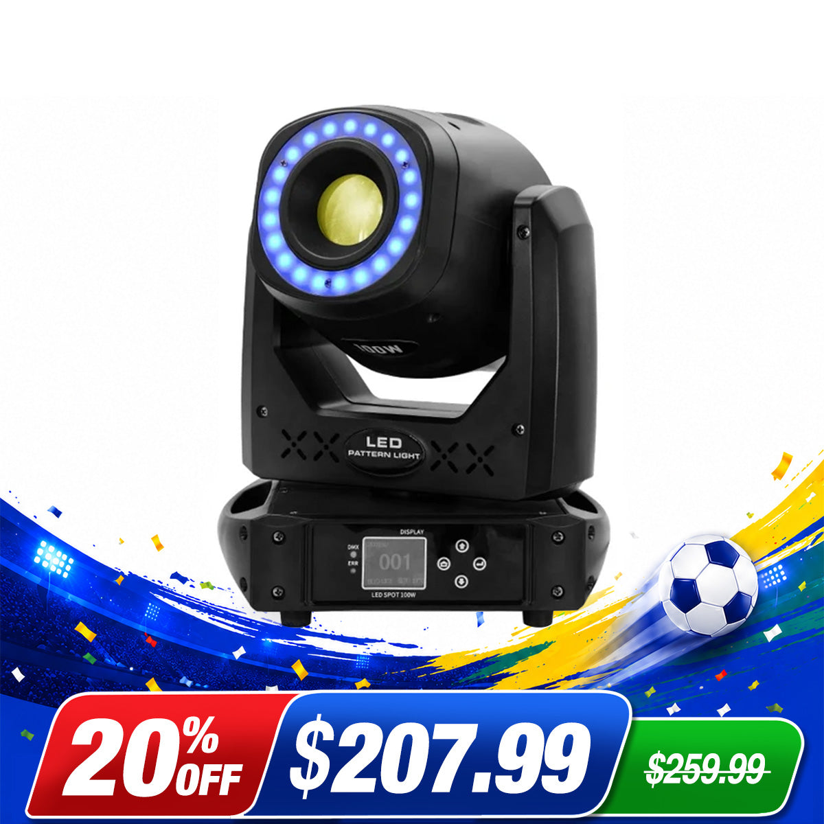 <tc>Betopper</tc> LS105 100W ムービングヘッドゴボスポットライト