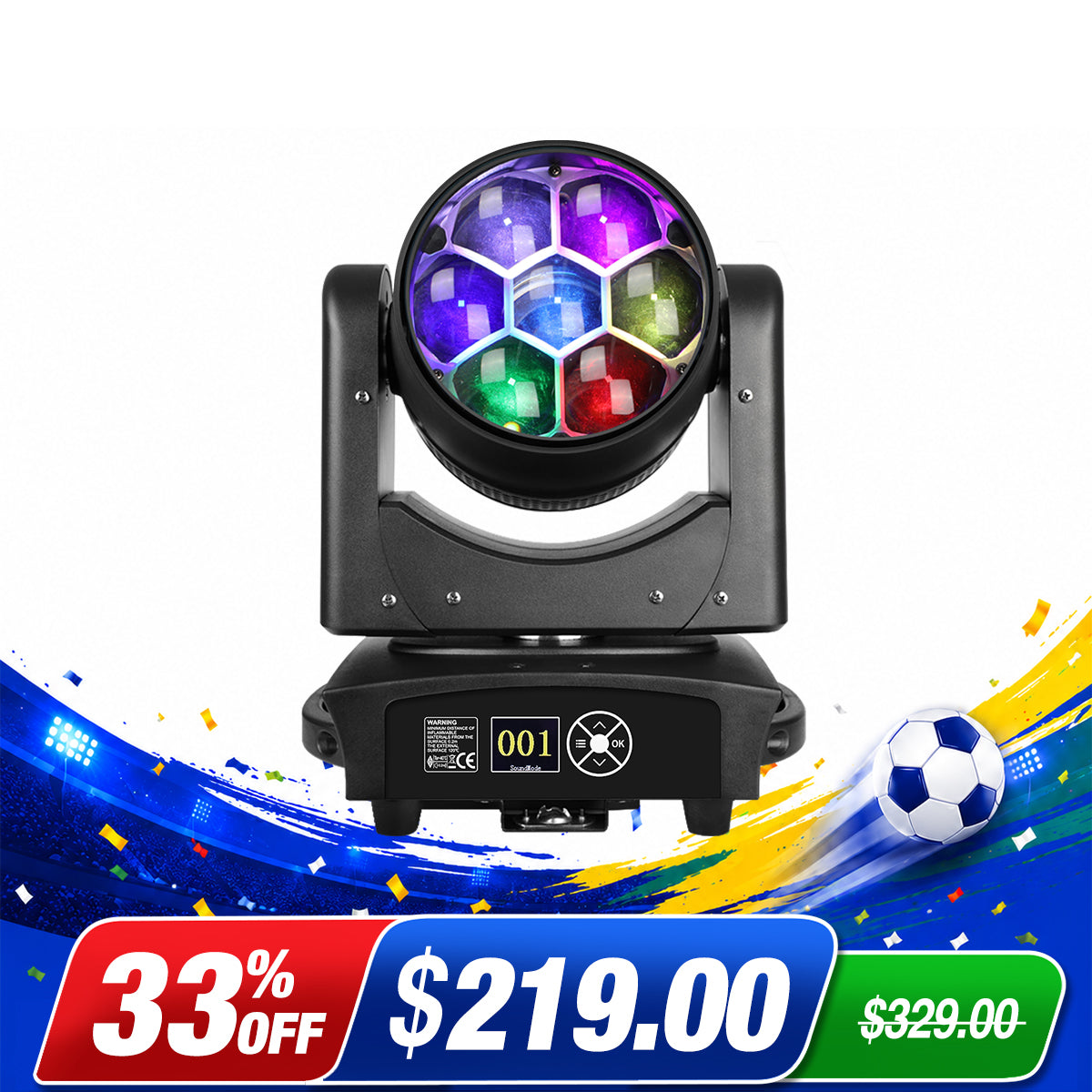 Betopper LM0740 7x40w Wash Moving Head Stage Light