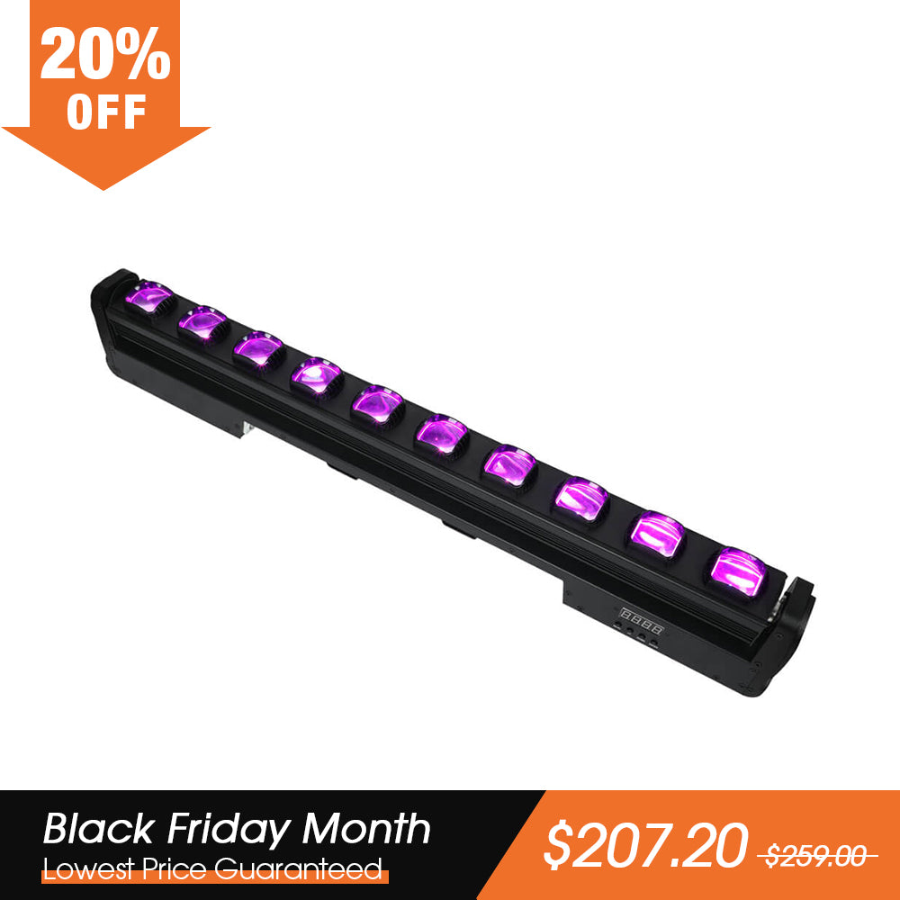Betopper L1015 10x15w RGBW Moving Beam LED Light Bar