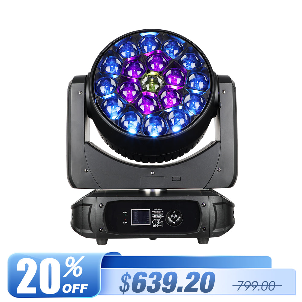 Betopper LM1940 19x40w Moving Head with Pixel Mapping