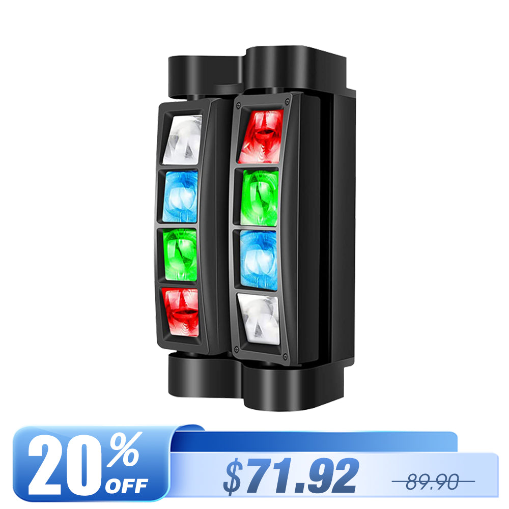 Betopper LM30A 8x3W Mini Spider Moving Head Stage Light