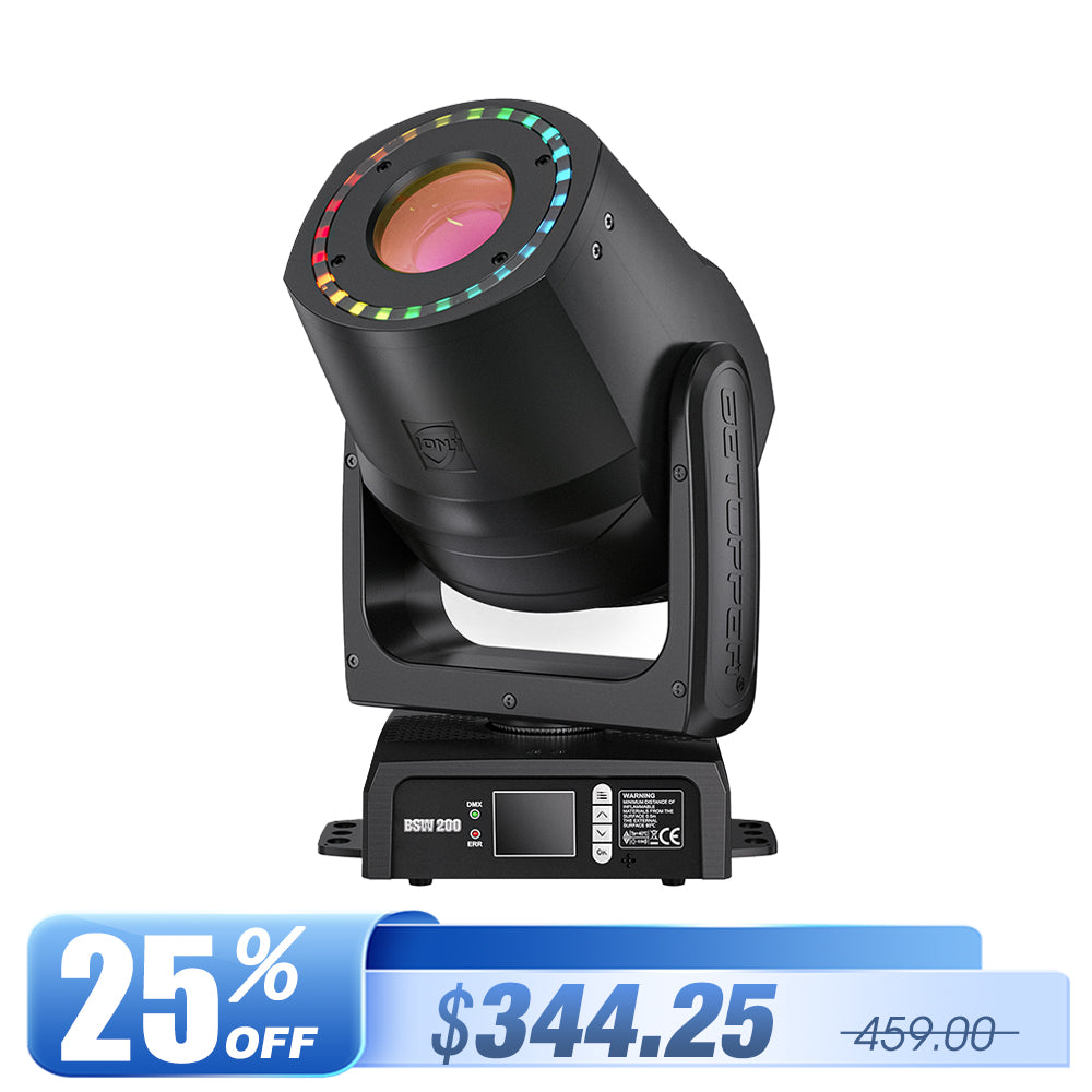 Betopper BSW200 200w Spot Beam Wash Hybrid Moving Head Light