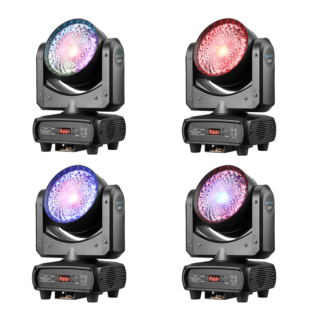 Betopper LM120 Demon's Eye 120W LED RGBW Moving Head (4pcs)