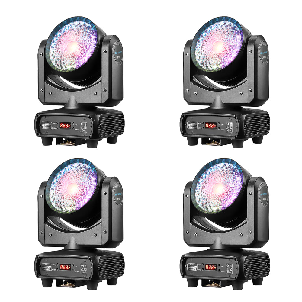 Betopper Demon's Eye 120W LED RGBW 4in1 Moving Head Light (4 pcs)