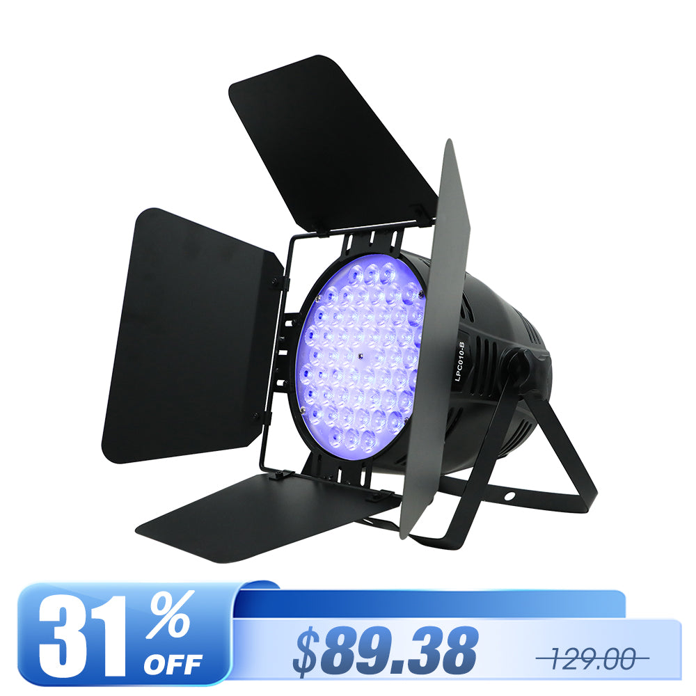 Betopper LPC010-B 54x4w 5562lm PAR Light with Barndoor