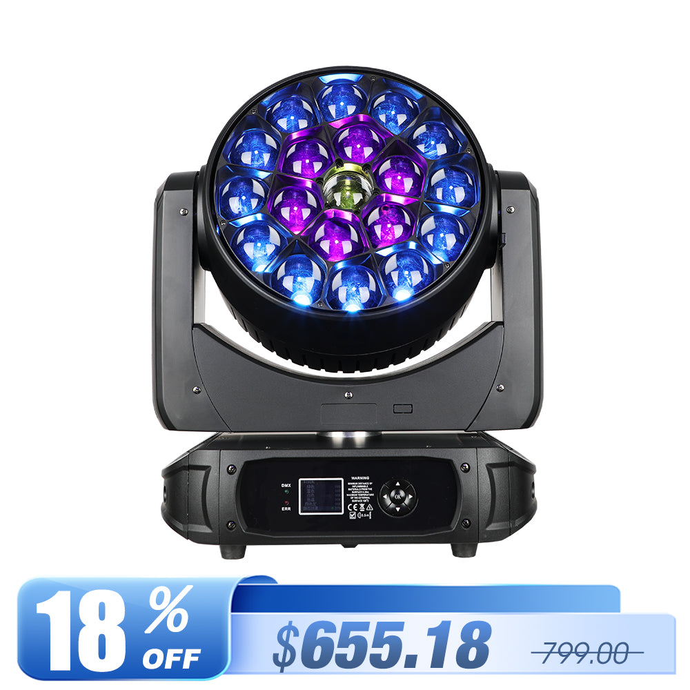 Betopper LM1940 19x40w Moving Head with Pixel Mapping
