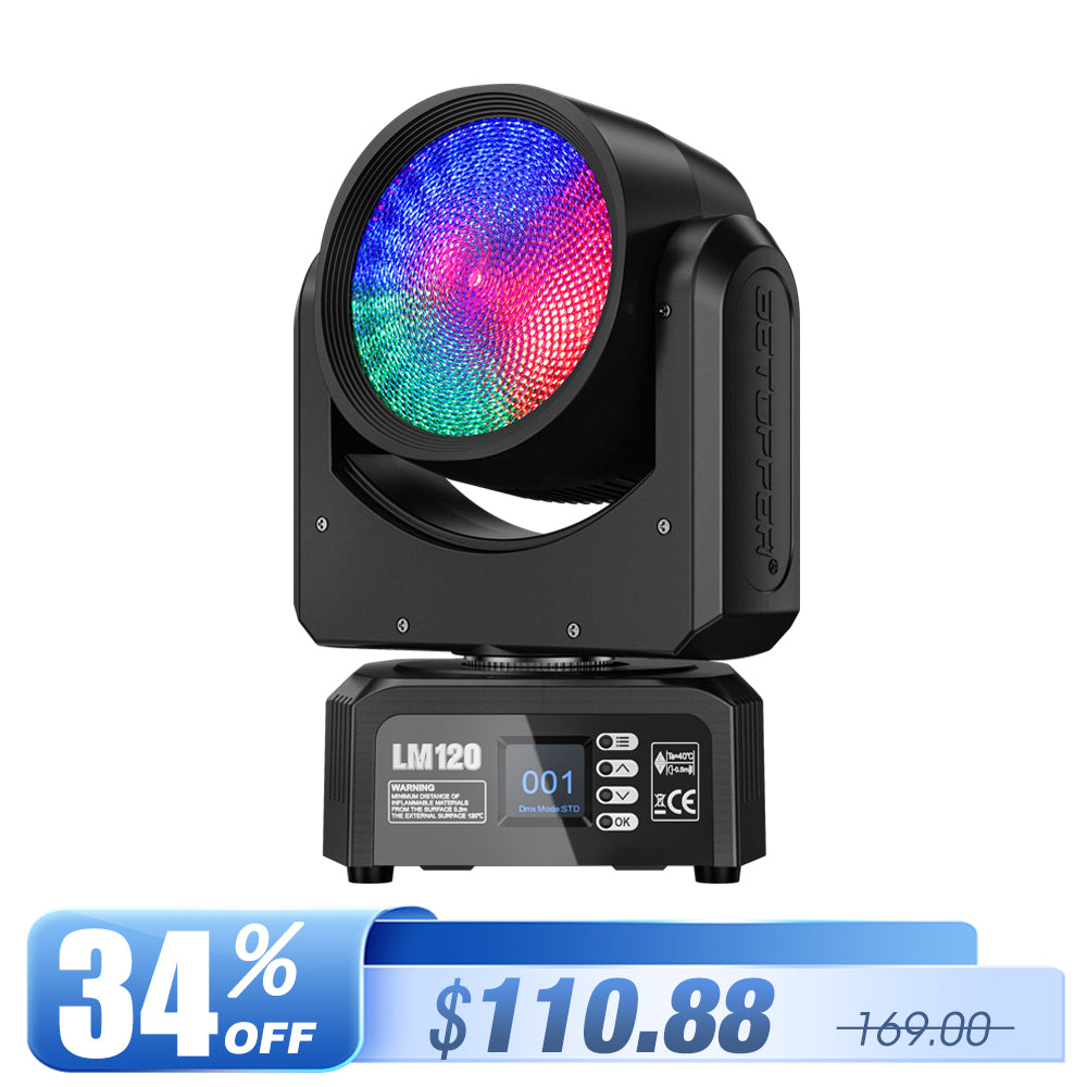 Betopper LM120 Demon's Eye 120w Moving Head DJ Light