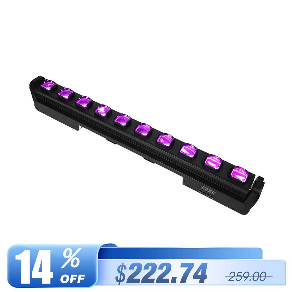 Betopper L1015 10x15W RGBW Barra de luz LED de viga en movimiento