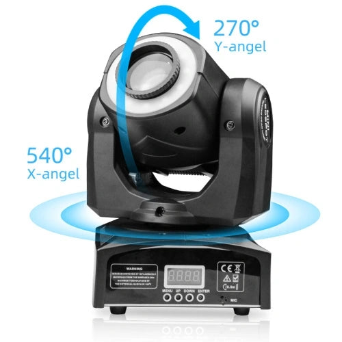 Betopper 30W Moving Head Lighting with Ring Effect Good For Concert LiveShow