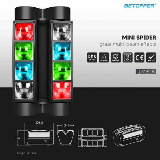 Betopper LM30A spider moving head light