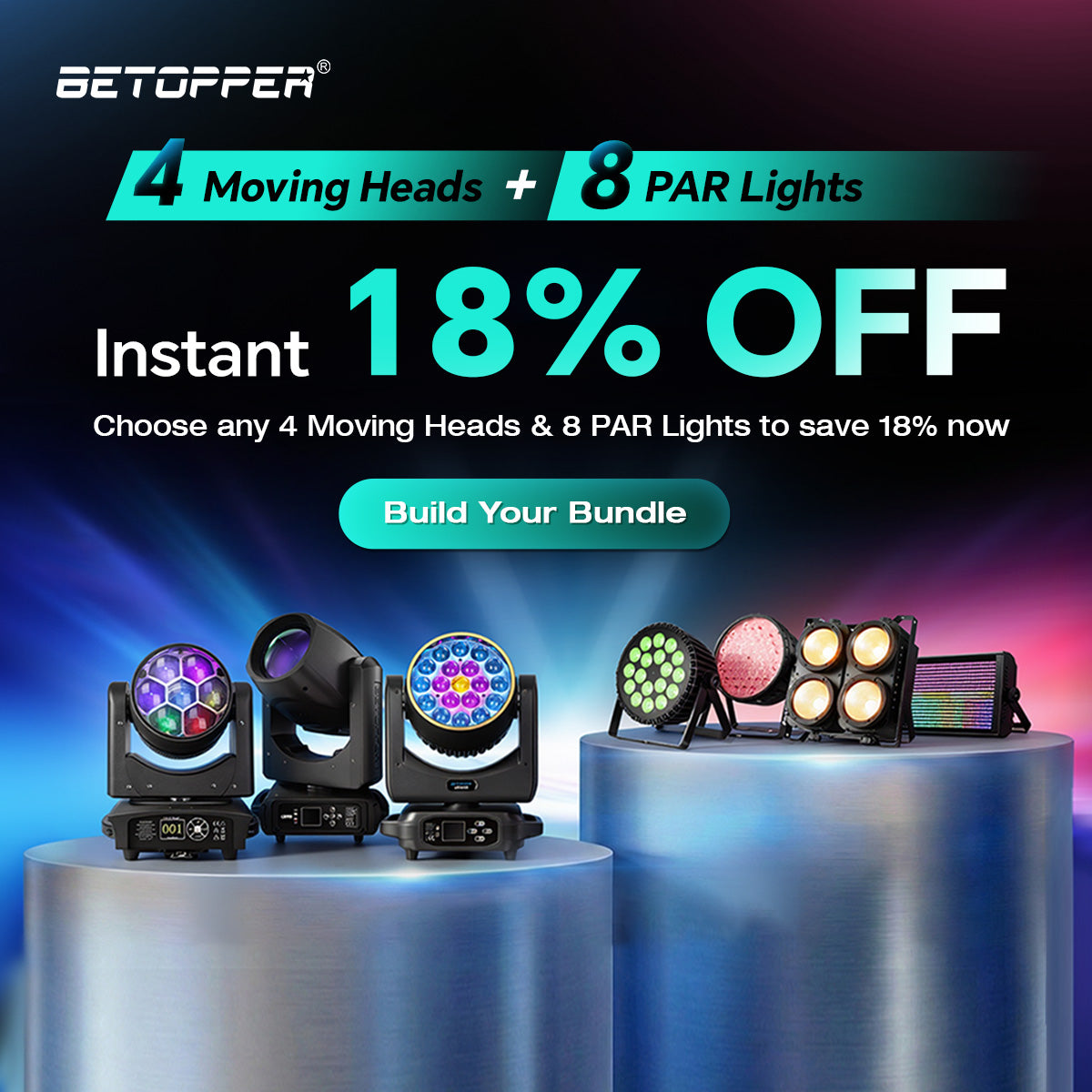 Pro Stage Lighting Bundle – Save 18%