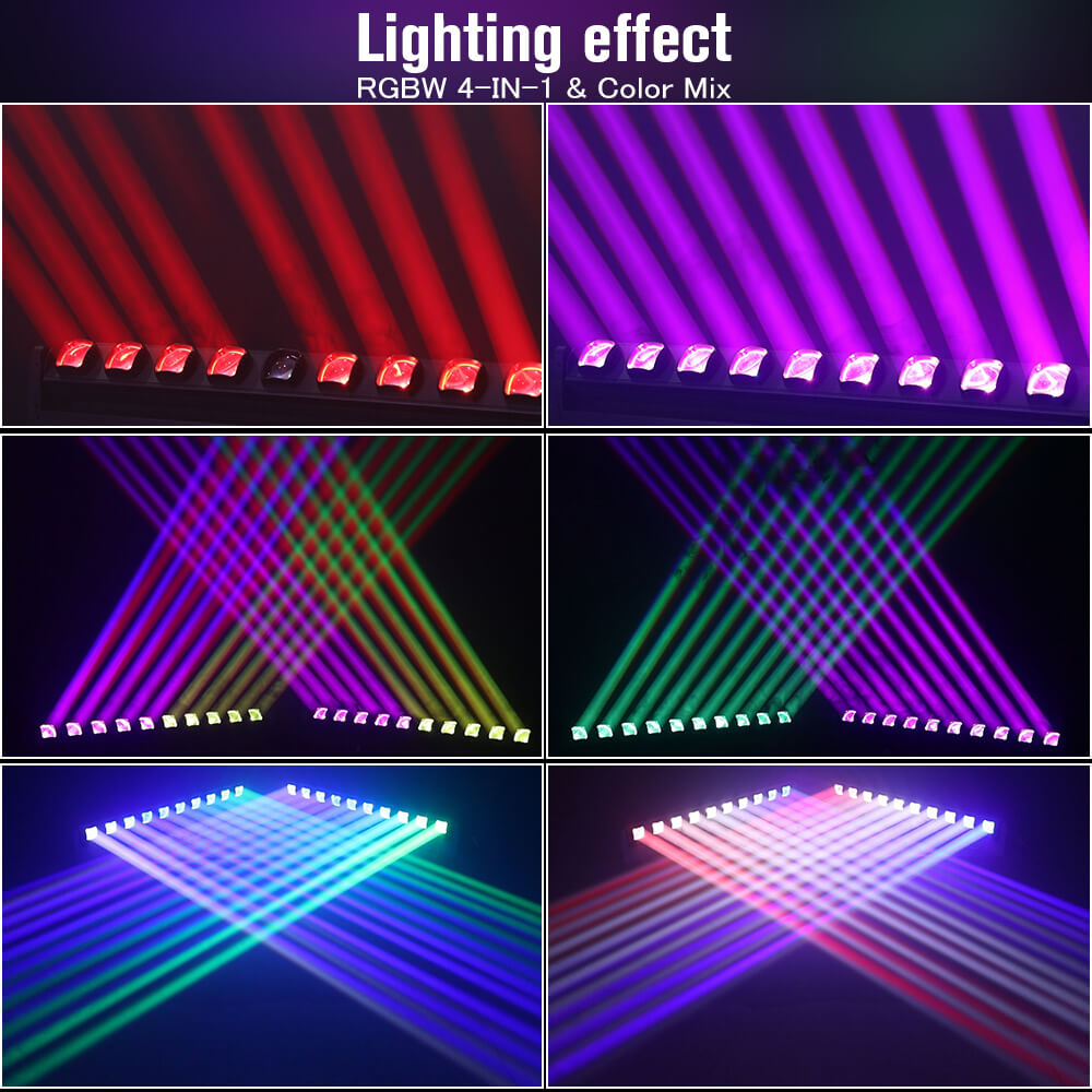 Betopper 10x15W RGBW 4in1 LED Beam Moving Head Light