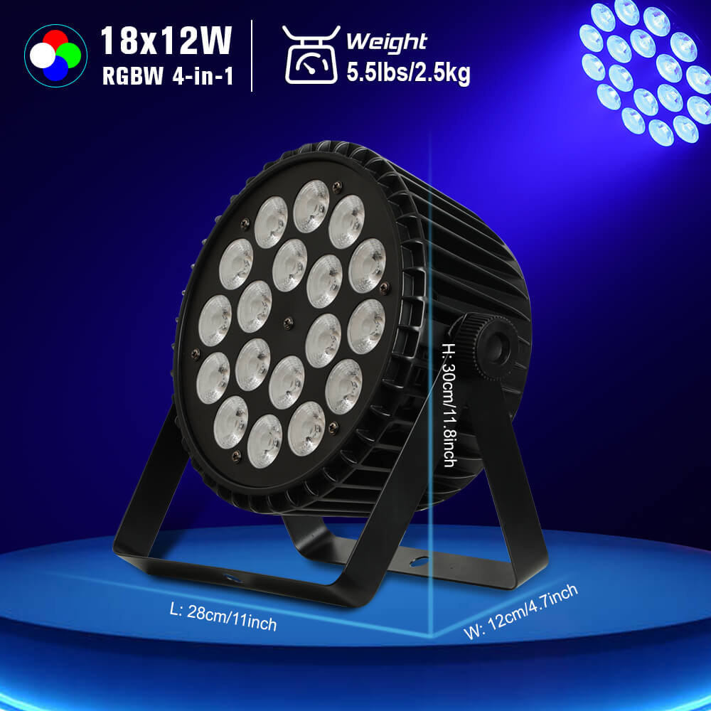 Betopper 18x12W RGBW 4-IN-1 LED Par Light