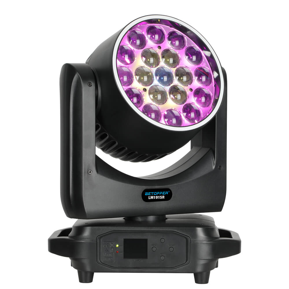 Betopper 19x15W RGBW With Light Strip Effect Moving Head Light