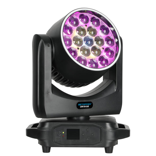 Betopper 19x15W RGBW With Light Strip Effect Moving Head Light