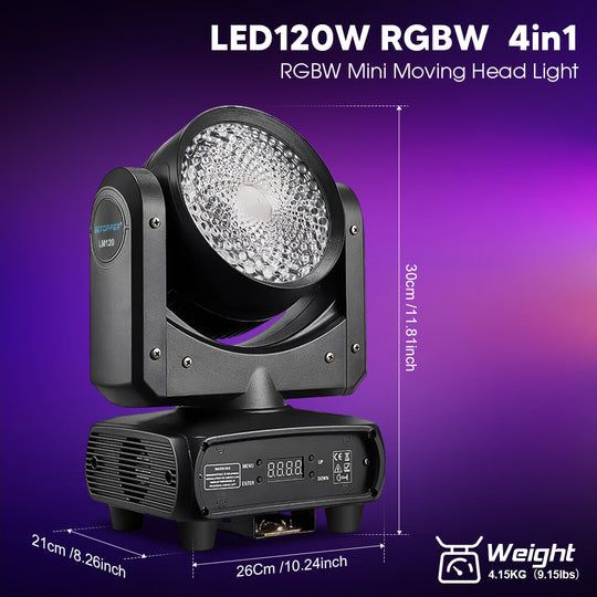 Betopper LED 120W RGBW 4in1 Moving Head Light LM120