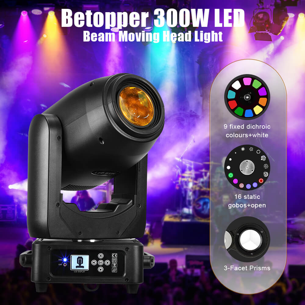 Betopper LED 300W Beam Moving Head Light 