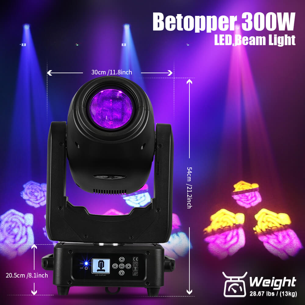 Betopper LED 300W Beam Moving Head Light