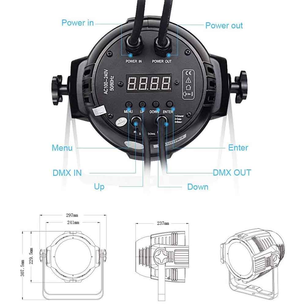 Betopper LPC007-H Par Light