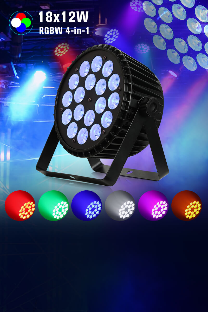 Betopper 18x12W RGBW 4-IN-1 LED Par Light