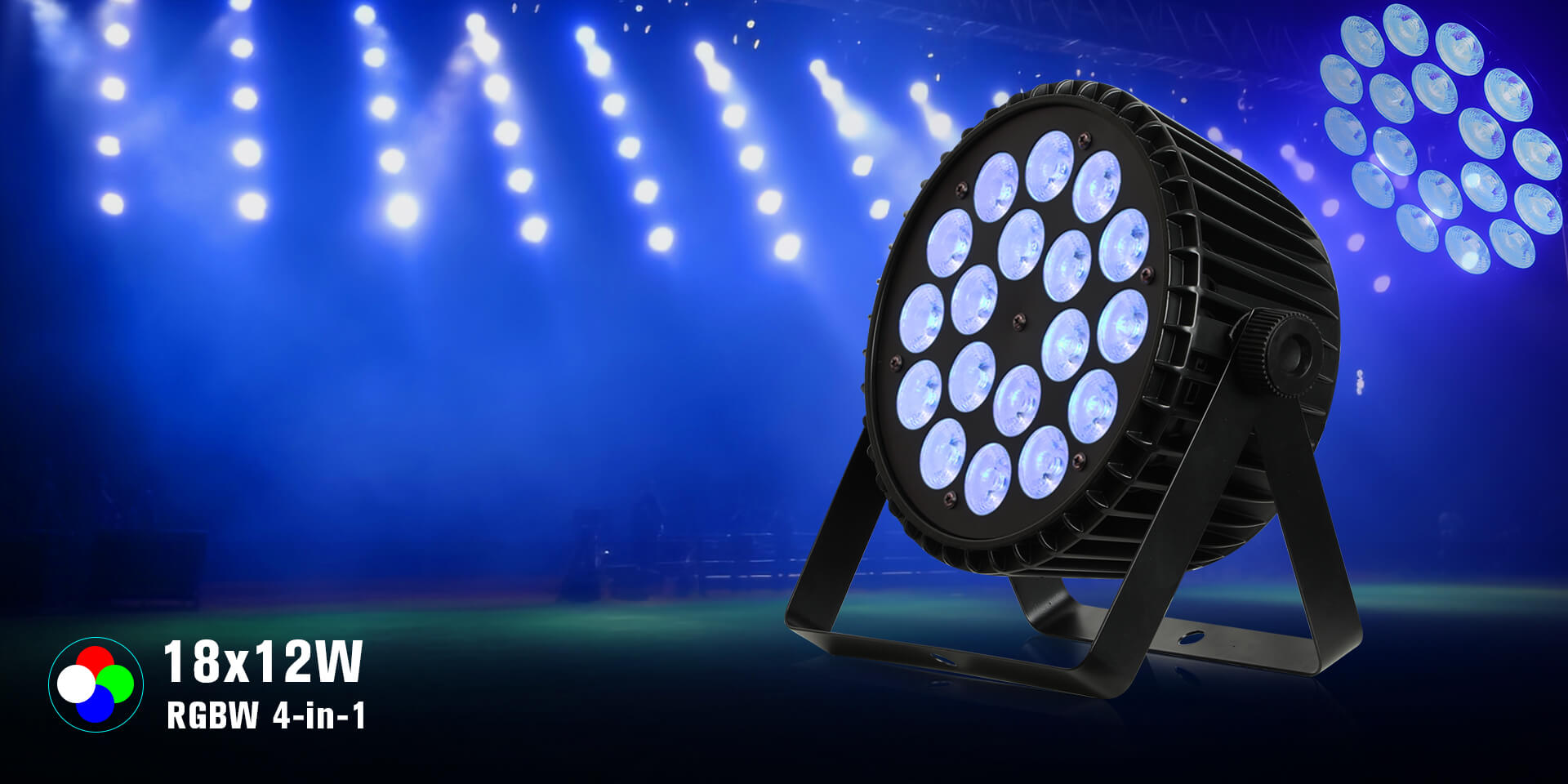 Betopper 18x12W RGBW 4-IN-1 LED Par Light