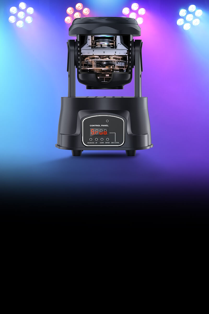 Betopper 7x8W RGBW Mini Moving Head Light LM70S