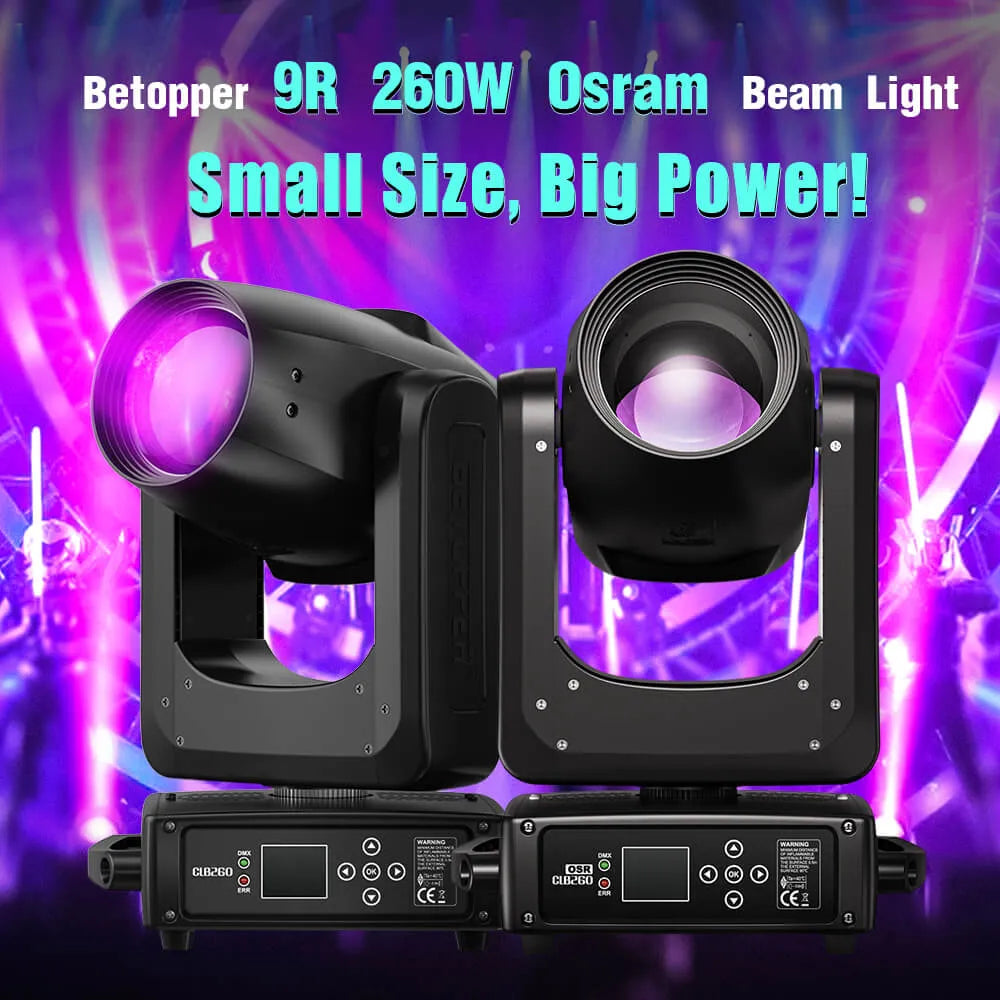 Betopper CLB260-O 9R 260w Pro Moving Head Beam Light