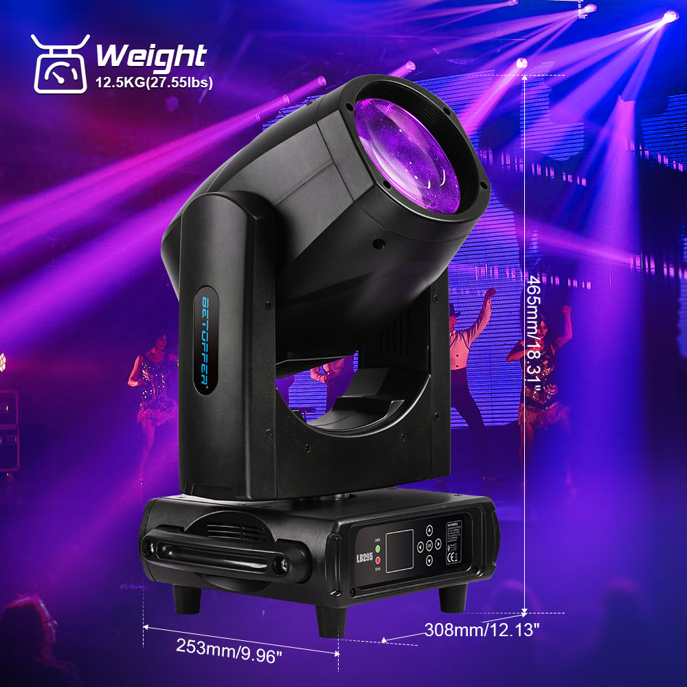 Betopper LB295 295w 7500K CCT Moving Head Beam Light