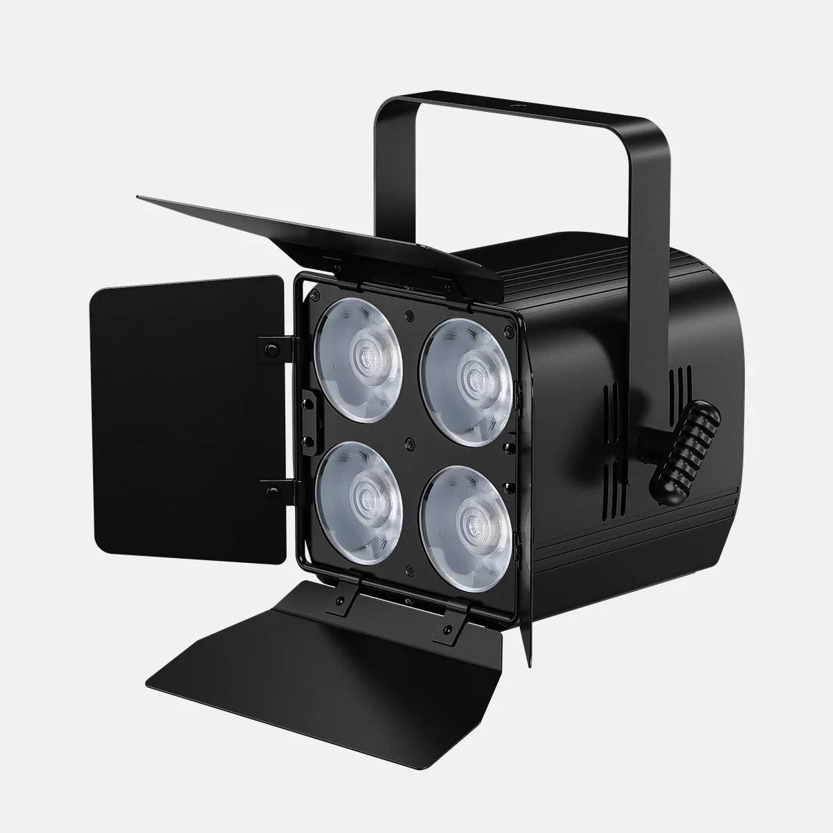 Betopper LC005-B 4×50W WW/CW COB PAR Light with Barn Doors